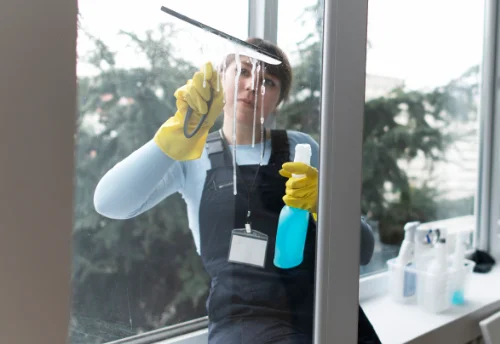 Nettoyage de vitres intérieures et extérieures à Nozières